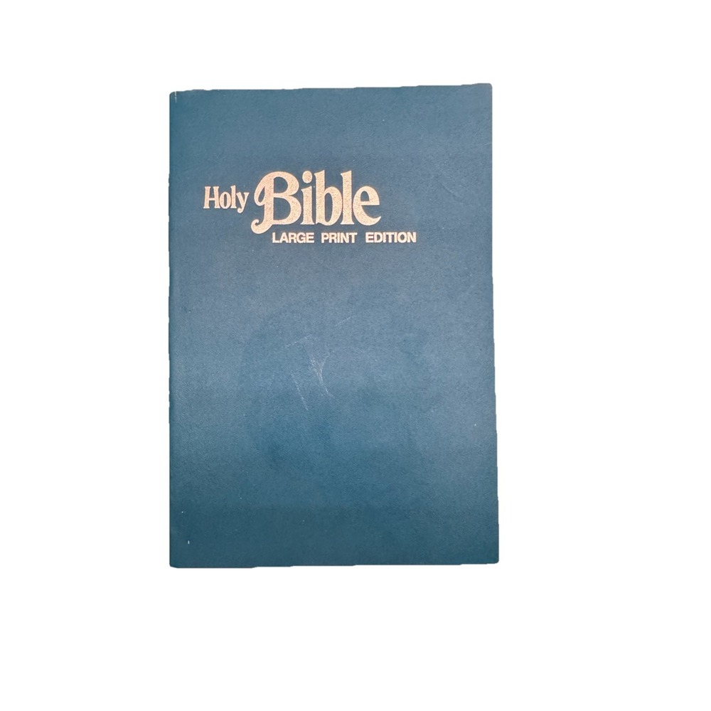 King James Version Holy Bible Large Print Edition World Home Bible League Teal